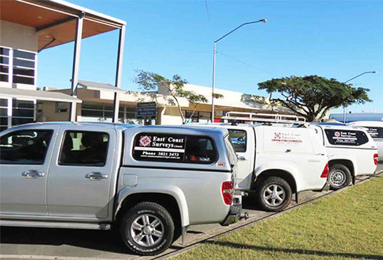 Our fleet of company 4wd vehicles
