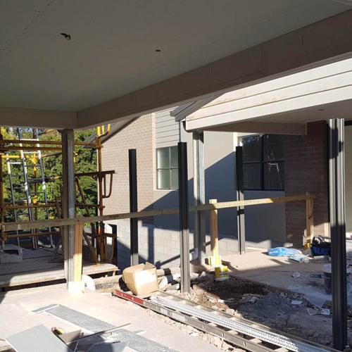 Townhouse nearing completion