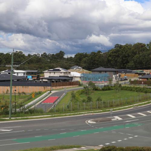Stage 1 - view of new site from across the road