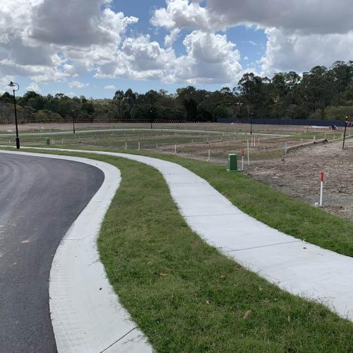 Stage 1 - new road and footpath
