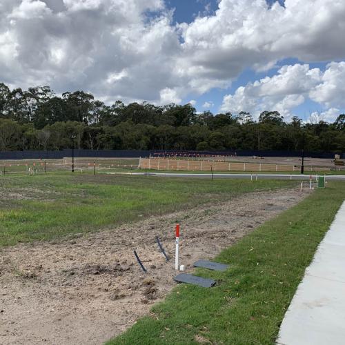 Stage 1 - service pits and retaining walls