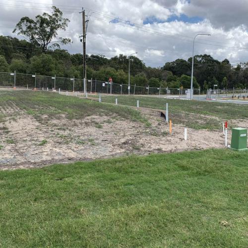 Stage 1 - terrace lots and entry road
