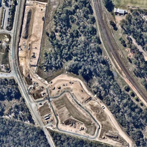 Aerial site view