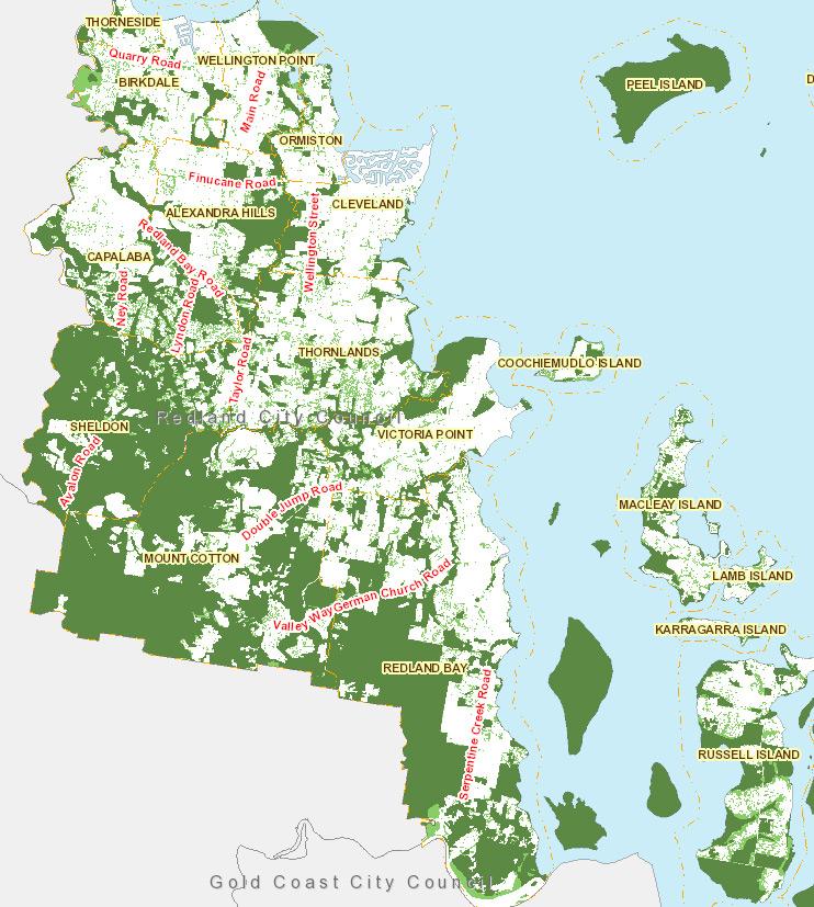 Redlands Council map