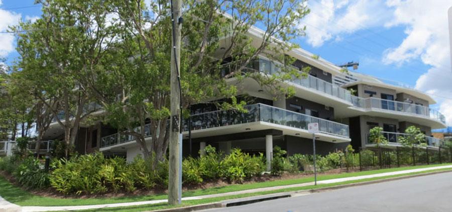 Brisbane complex we completed a building subdivision for