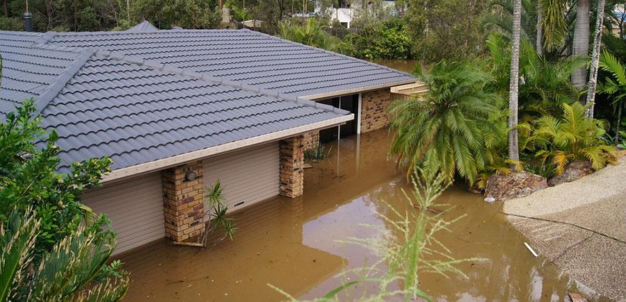 Brisbane house flooded in 2011 floods