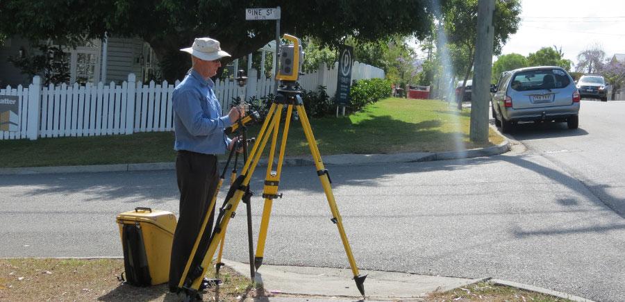 Paul doing an identification survey