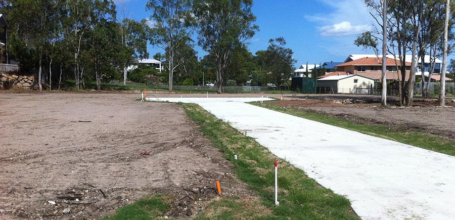 Mapping out subdivision in preparation for a material change of use in Brisbane suburb