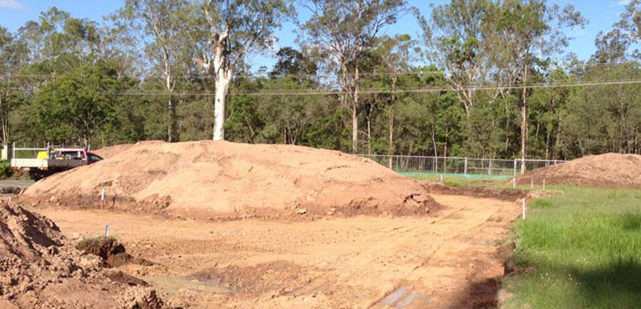 Volume survey done at Brisbane construction site