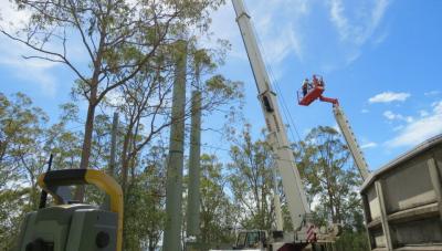 Verticality survey - more hoisting