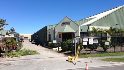 Large commercial lease survey at Hemmant