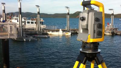 Jetty survey all the way up in Torres Straits Civil set out at major earthworks site