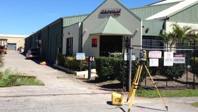 Paul doing an onsite Brisbane business building lease survey