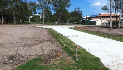 Mapping out subdivision in preparation for a material change of use in Brisbane suburb